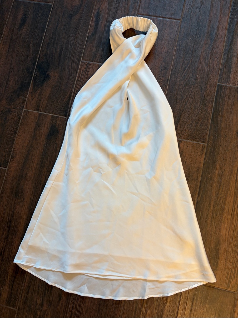 SMYM Jasmine Short Halter Dress in Ivory